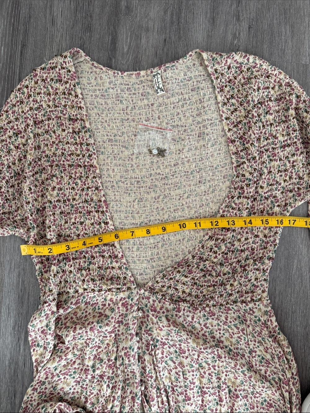 Intimately Free People Pink Kadence Beaded Floral Maxi Duster - Picture 6 of 9